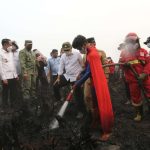 FOTO: Menhut Raja Juli Antoni, meninjau langsung penanganan karhutla di kawasan gambut Petuk Katimpun, Palangka Raya.
